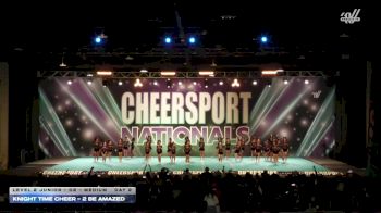Knight Time Cheer - 2 Be Amazed [2026 L2 Junior - D2 - Medium Day 2] 2026 CHEERSPORT National All Star Cheerleading Championship