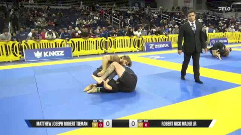 Robert Nick Mader Jr vs Matthew Joseph Robert Tieman 2025 Pan IBJJF Jiu-Jitsu No-Gi Championship