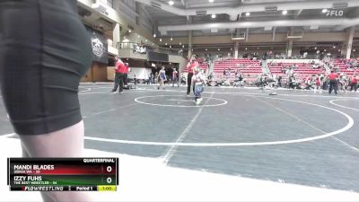 80 lbs Quarterfinal - Mandi Blades, Ubasa WA vs Izzy Fuhs, The Best Wrestler