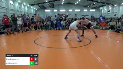 160 lbs Round 2 - Braxton Johnson, West Virginia Wild vs Alex George, Dayton Bandits