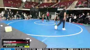 75 lbs Cons. Semi - Fernando Jimeno, Katy Area Wrestling Club vs Brailen Bullard, Warrior Trained