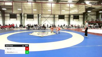 157 lbs Semifinal - Tye Barker, Coast Guard vs Jacob Woodburn, Coast Guard