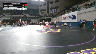 215 lbs Quarterfinal - Brody Riddle, Belton-Honea Path vs Jayden Jones-Wertz, Powdersville