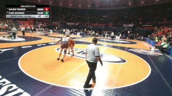 1A 285 lbs Champ. Round 1 - Julien Tanner, Murphysboro vs Cam Wagner, St. Joseph (S.J.-Ogden)