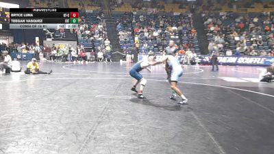 133 lbs Consi Of 16 #1 - Bryce Luna, Chattanooga vs Teegan Vasquez, The Citadel