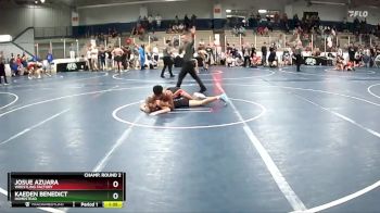 125 lbs Champ. Round 2 - Josue Azuara, Wrestling Factory vs Kaeden Benedict, Homestead