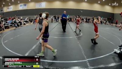 64 lbs Round 2 (10 Team) - Jeremiah Howell, Reaper WC vs Arman Bassiri, Capital City WC