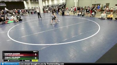 77 lbs Cons. Semi - Tobias Solinger, Moyer Elite Wrestling vs Dawson Gassen, Heartland Wrestling Academy