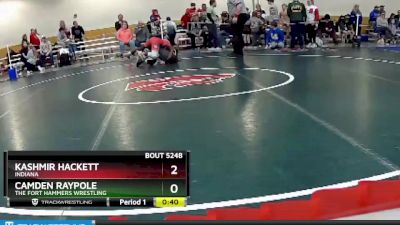 102 lbs Cons. Round 4 - Kashmir Hackett, Indiana vs Camden Raypole, The Fort Hammers Wrestling