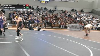 285 lbs Cons. Round 2 - Tyson Lien, Northern State vs Stetson Davis, Sioux Falls