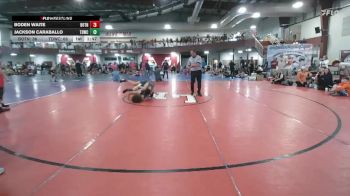 129 lbs Round 2 (12 Team) - Jackson Caraballo, Top Dog Wrestling Club vs Boden Waite, Boyertown