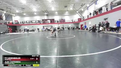 149 lbs Champ. Round 2 - Ty Linsenbigler, Seton Hill vs Alex Castaneda, Colorado Mesa