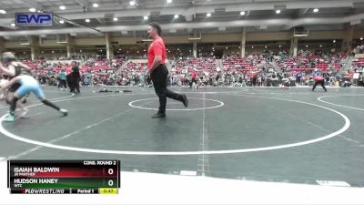 76 lbs Cons. Round 2 - Isaiah Baldwin, Jr Panther vs Hudson Haney, WTC