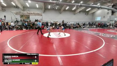 145 lbs Cons. Round 4 - Kaliyah Schimpf, Broomfield vs Kariah Garcia, Severance