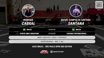 Henrique Cabral vs Rafael Campos De Santana Santana 2024 ADCC Sao Paulo Open