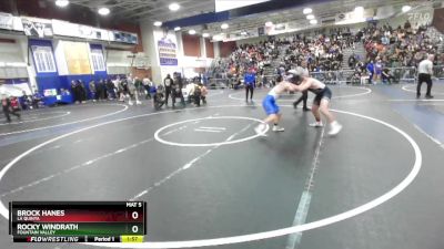 175 lbs Champ. Round 2 - Brock Hanes, La Quinta vs Rocky Windrath, Fountain Valley