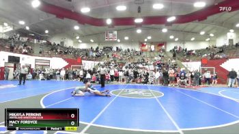 120 lbs 1st Place Match - Mikayla Perkins, Whiteland Wrestling Club vs Macy Fordyce, CIA