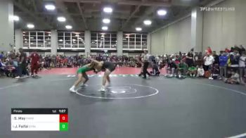 157 lbs Final - Sam May, Farmington vs Jordan Faifai, Syracuse