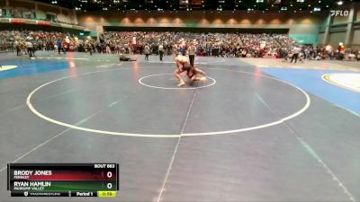 150 lbs Cons. Round 1 - Brody Jones, Fernley vs Ryan Hamlin, Pahrump Valley