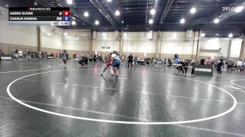 150 lbs Semifinal - Jaiden Oliver, Lake Gibson vs Charlie DeSena, Spartan RTC @LHP