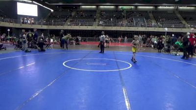 70 lbs Consi Of 4 - Caleb Swain, Bridgeville vs Quinn Rose, Milford Mill