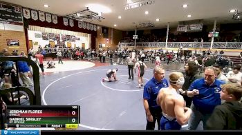 160 lbs Cons. Round 3 - Gabriel Singley, Mt. Spokane vs Jeremiah Flores, Othello