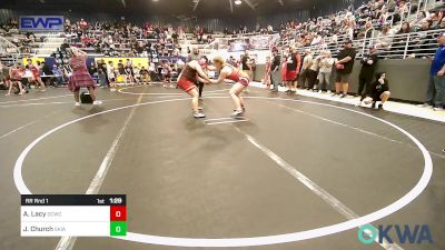 180 lbs Rr Rnd 1 - Abagail Lacy, Dark Cloud Wrestling Club vs Jayden Church, Skiatook Bulldog Wrestling