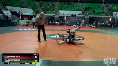 5A 138 lbs Semifinal - Tanner Vodosia, Hayden vs Cooper Brooks, Jasper