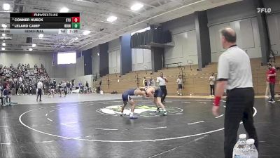 125 lbs Semifinal - Conner Hueck, St. Thomas University vs Leland Camp, Reinhardt University