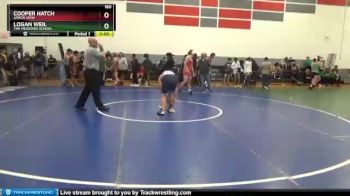 160 lbs Champ. Round 2 - Cooper Hatch, Arbor View vs Logan Weil, The Meadows School