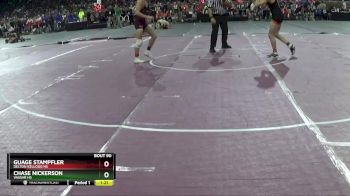 D4-132 lbs Champ. Round 1 - Chase Nickerson, Vassar HS vs Guage Stampfler, Delton Kellogg HS