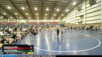 45 lbs Champ Round 1 (16 Team) - Weston Olivera, Team Champs vs Paxton Pitcher, Sanderson Wrestling Academy