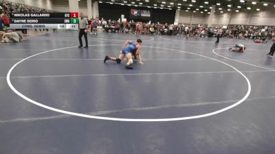 175 lbs Cons. Semis - Nikolas Gallardo, Aniciete Training Club vs Dayne Serio, SPAR Wrestling Academy