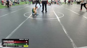 40-48 lbs Round 1 - Jonah Burkett, Orchard Wrestling Club vs Cohen McCray, Jacket Wrestling Club