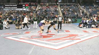 5A - 138 lbs Cons. Semi - Madalynn Banks, North Henderson High School vs Maliyah Jackson, South Brunswick