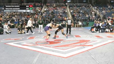 5A - 138 lbs Cons. Semi - Madalynn Banks, North Henderson High School vs Maliyah Jackson, South Brunswick