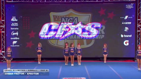 Cheer Factor - X-Factor [2026 L6 Limited - XSmall Day 2] 2026 NCA All-Star National Championship