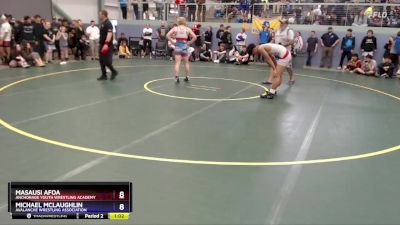 157 lbs Cons. Round 3 - Masausi Afoa, Anchorage Youth Wrestling Academy vs Michael McLaughlin, Avalanche Wrestling Association
