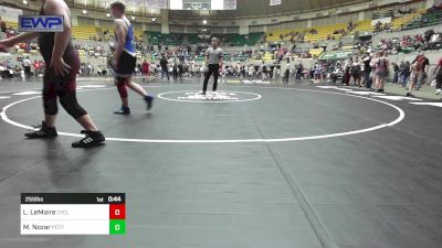 255 lbs Rr Rnd 1 - Lucy LeMaire, Cyclone Youth Wrestling vs Matthew Nozar, Pottsville Apache Youth Wrestling