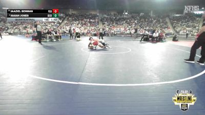 B6A-120 lbs Quarterfinal - Jaaziel Benman, Putnam City North vs Isaiah Jones, Bixby