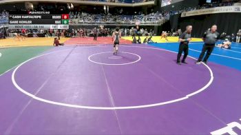 5A 144 lbs Cons. Round 2 - Cash Kartaltepe, San Antonio Wagner vs Gabe Kohler, Frisco Wakeland