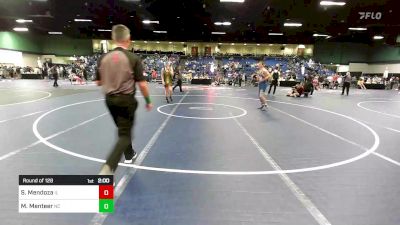 132 lbs Round Of 128 - Seth Mendoza, IL vs Miller Menteer, NC