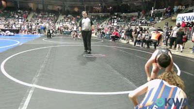 75 lbs Consi Of 4 - Maverick Stewart, Checotah Matcats vs Olan Garrison, Coweta Tiger Wrestling