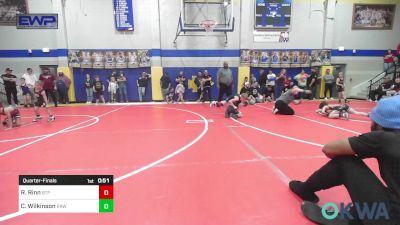 64 lbs Quarterfinal - Ryett Rinn, Tulsa Blue T Panthers vs Callen Wilkinson, Raw Wrestling Club