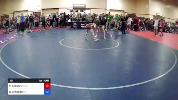 55 lbs Round Of 64 - Vincent Kilkeary, Young Guns Wrestling Club vs Brycen Arbogast, Virginia