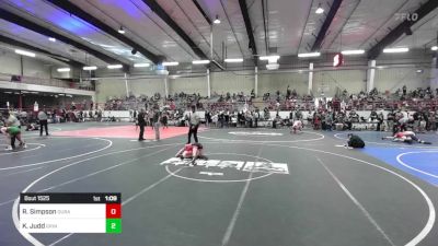 90 lbs Quarterfinal - Ryne Simpson, Durango Wrestling Club vs Kingston Judd, Grindhouse WC