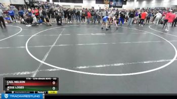 132 lbs Champ. Round 2 - Cael Nelson, IA vs Jesse Loges, NE