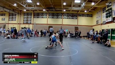 115 lbs Round 1 (10 Team) - Zephyr Kimball, MQ Elite vs JACK AGLER, South Side WC