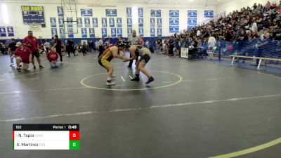 160 lbs Cons. Round 4 - Nirvana Tapia, El Modena vs Alyssa Martinez, Foothill