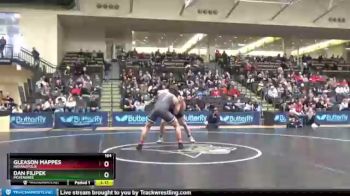 184 lbs Semifinal - Gleason Mappes, Indianapolis vs Dan Filipek, McKendree